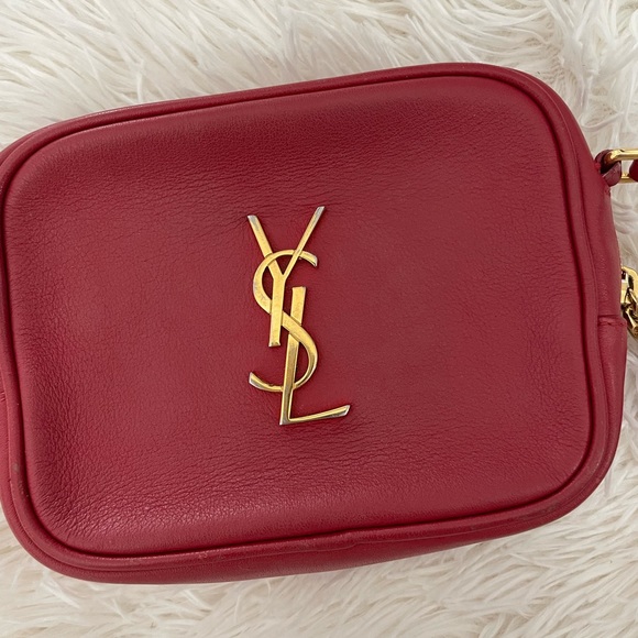 Authentic Saint Laurent Red Camera Bag - Picture 6 of 6